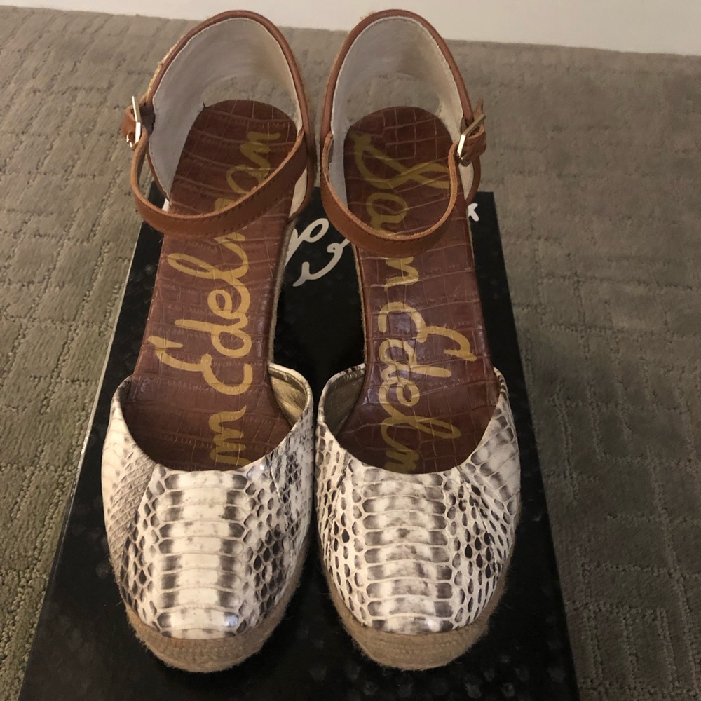 Sam Edelman Canvas Wedge Shoe